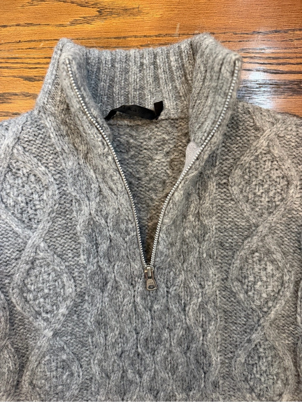 Gorgeous Jenni Kayne Cable Knit Half Zip Sweater